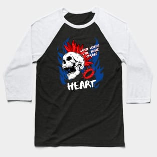 heart ll music speaks Baseball T-Shirt